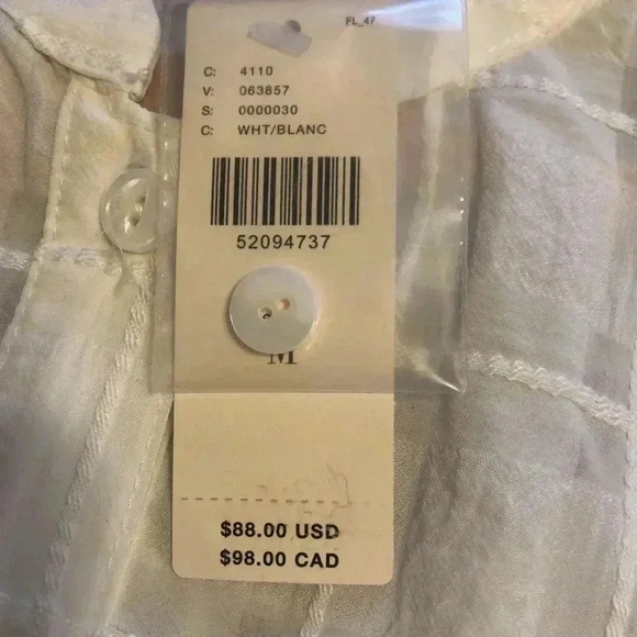 Anthropologie Current Air sleeveless button down top. - Picture 8 of 13